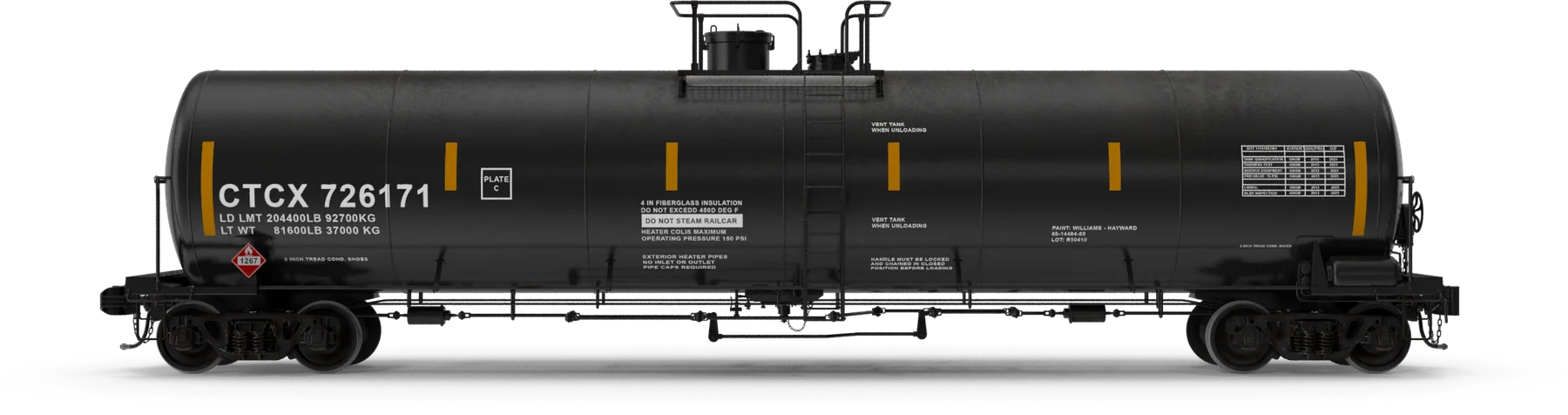 Tank railcar