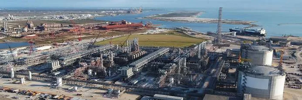 Industrial plant on the Corpus Christi Ship Channel